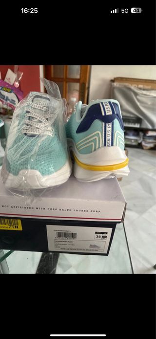 Zapatillas us Polo assn 38 EU Azul Amarillo