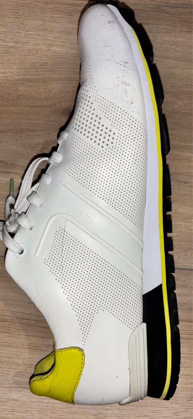 Zapatillas Hugo Boss Blancas y Amarillas