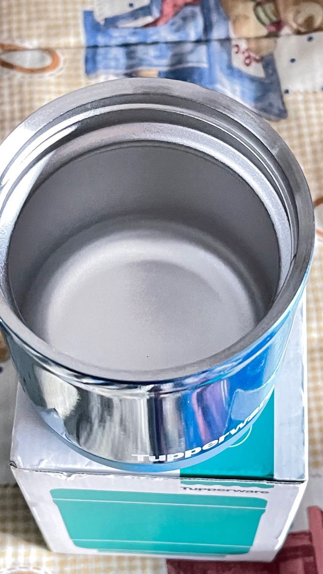 Termo Sólidos Tupperware Azul Metálico