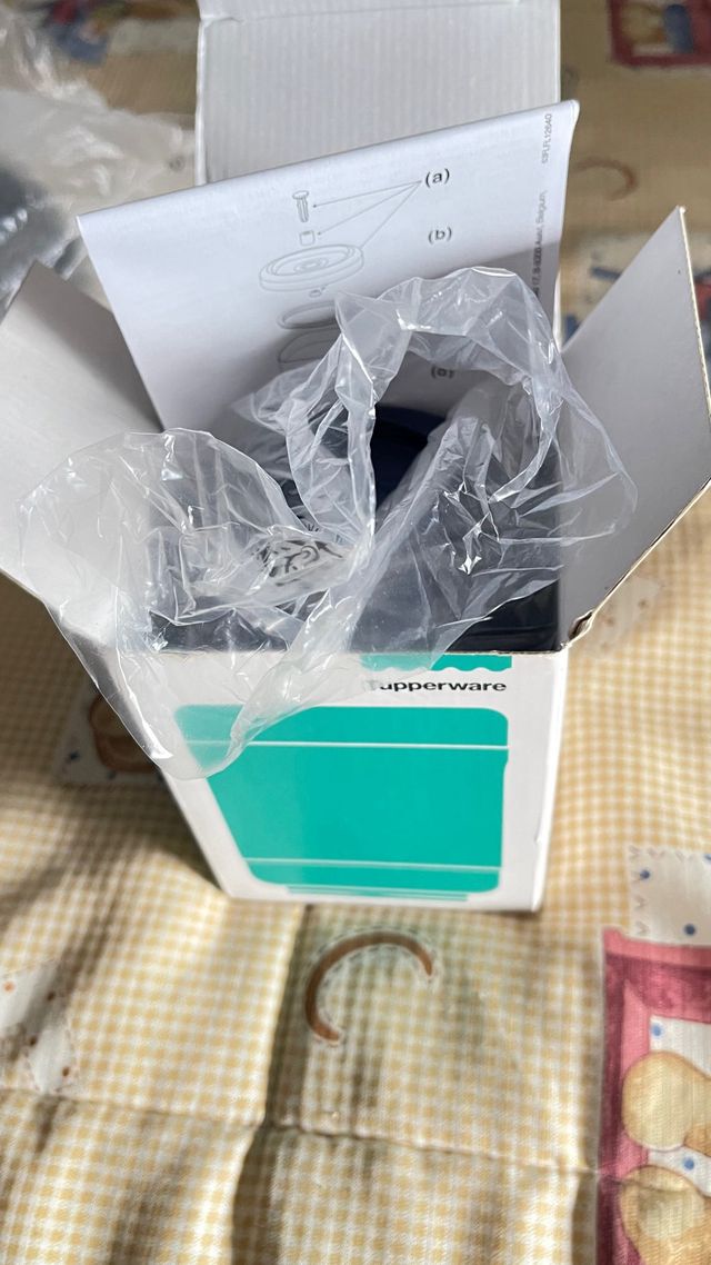 Termo Sólidos Tupperware Azul Metálico