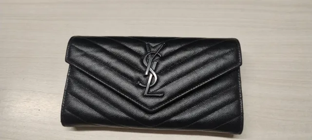 Portafoglio YSL grande nero