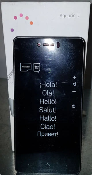 Móvil BQ Aquaris U libre