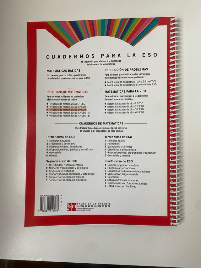 Refuerzo de matemáticas. ¡Aprende y aprueba! 3 ESO