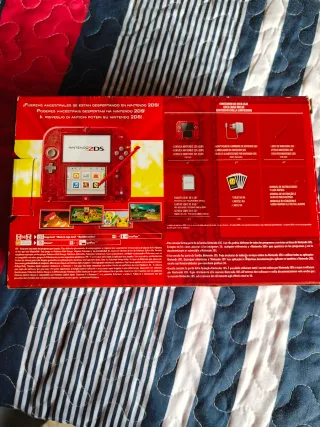 Nintendo 2DS Roja Transparente Pokémon Rubí Omega