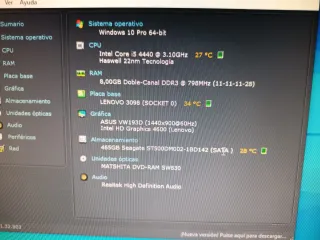 PC Intel Core i5 8GB RAM 500GB HDD Win10