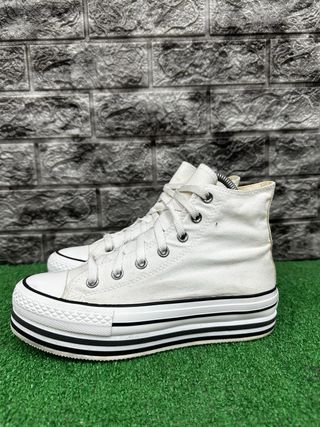 Converse Platform Bianche Tg 38
