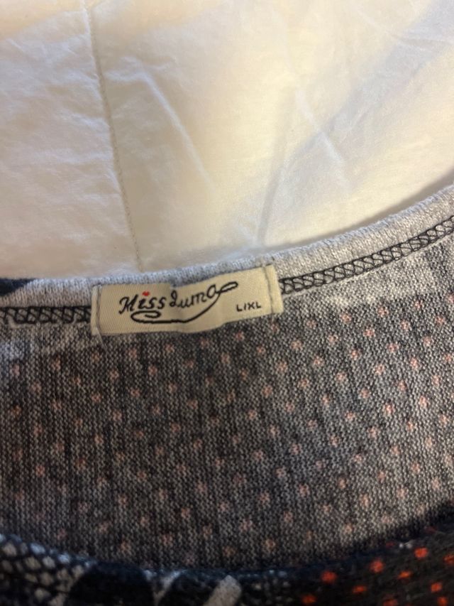 Jersey estampado lunares y flores