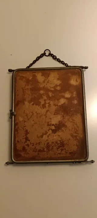 Espejo antiguo barbería 3 cuerpos