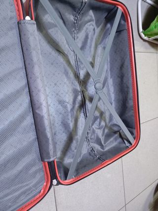 Maleta de viaje mediana naranja