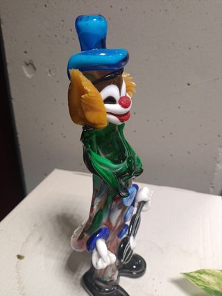 Payaso cristal Murano 27cm