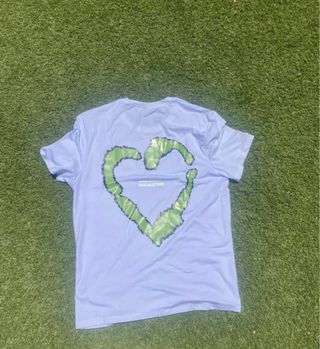 Camiseta Corazón Verde Azul