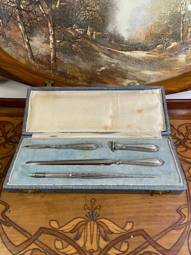 Set da Scrittura in Argento 800