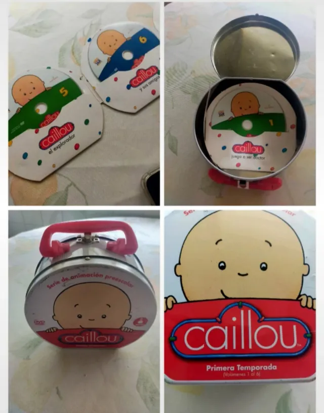 Maletín 6 DVD Caillou