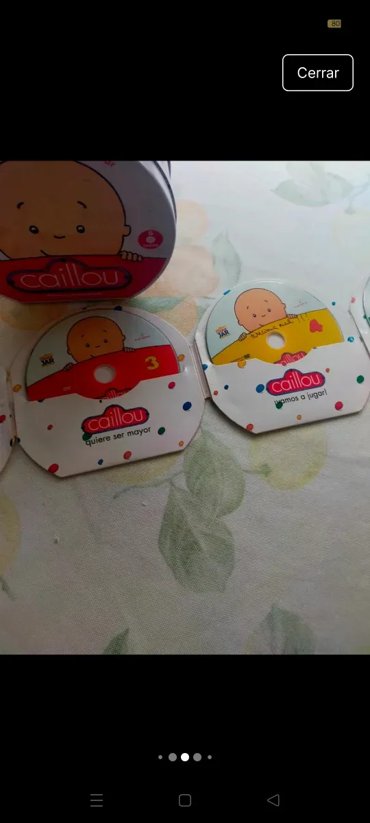 Maletín 6 DVD Caillou