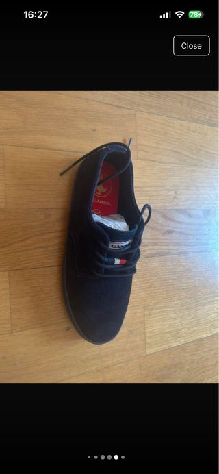 Zapatos El Ganso niño negros a estrenar