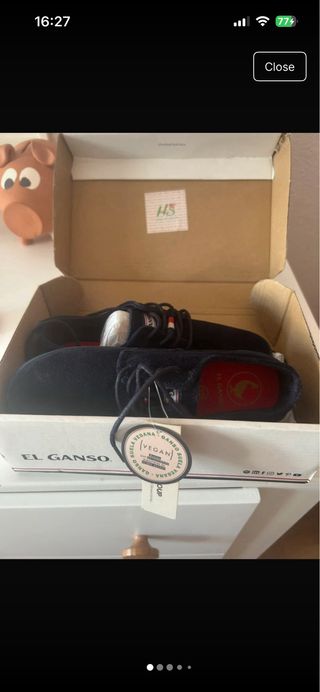 Zapatos El Ganso niño negros a estrenar