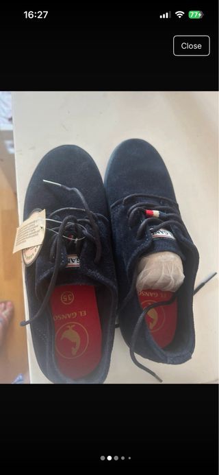 Zapatos El Ganso niño negros a estrenar