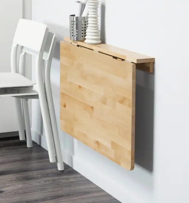 Mesa plegable abedul Ikea