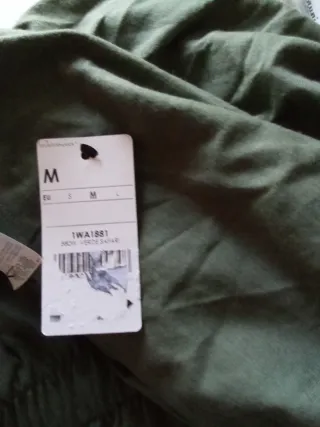 Abito in cotone verde