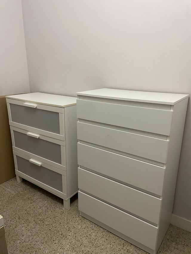 Comode IKEA KULLEN a 5 cassetti e BRIMNES a 3 cassetti