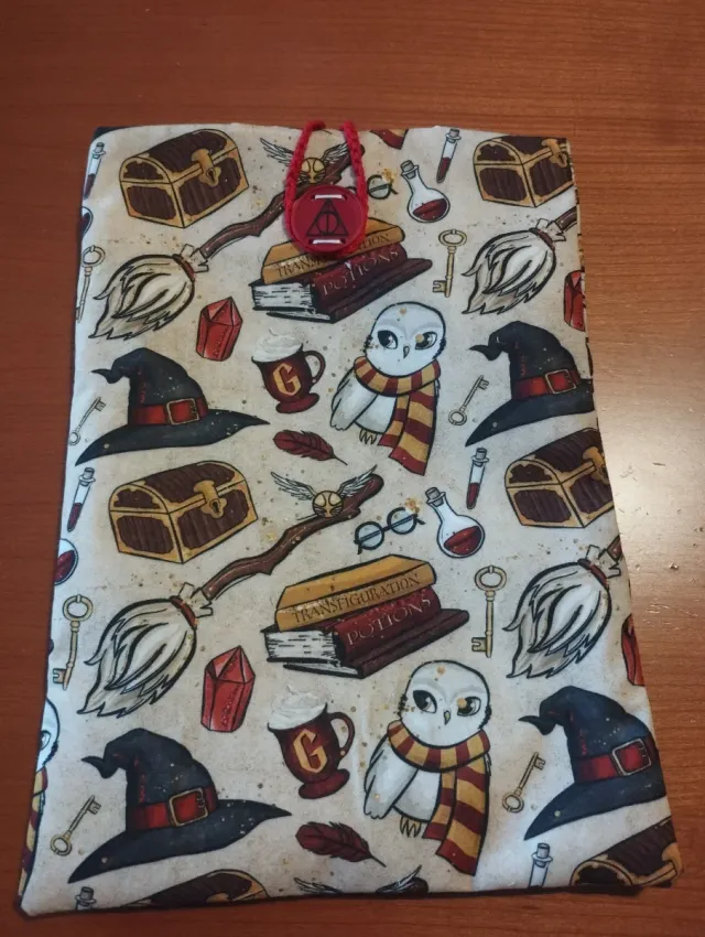 Sacchetto porta libri tema Harry Potter
