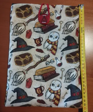 Sacchetto porta libri tema Harry Potter