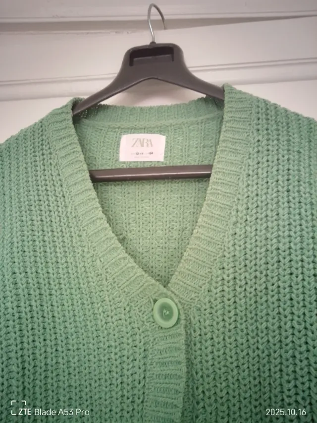 Chaqueta Zara Girls verde