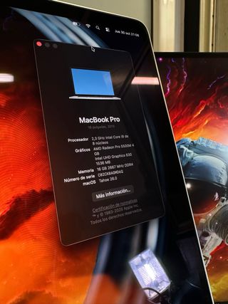 MacBook Pro 16”/ i9/ 1TB SSD/16GB RAM