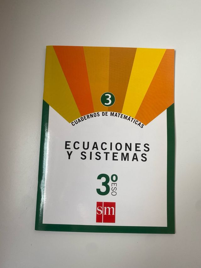 Cuaderno 3 de matemáticas. 3 ESO. Ecuaciones y ...