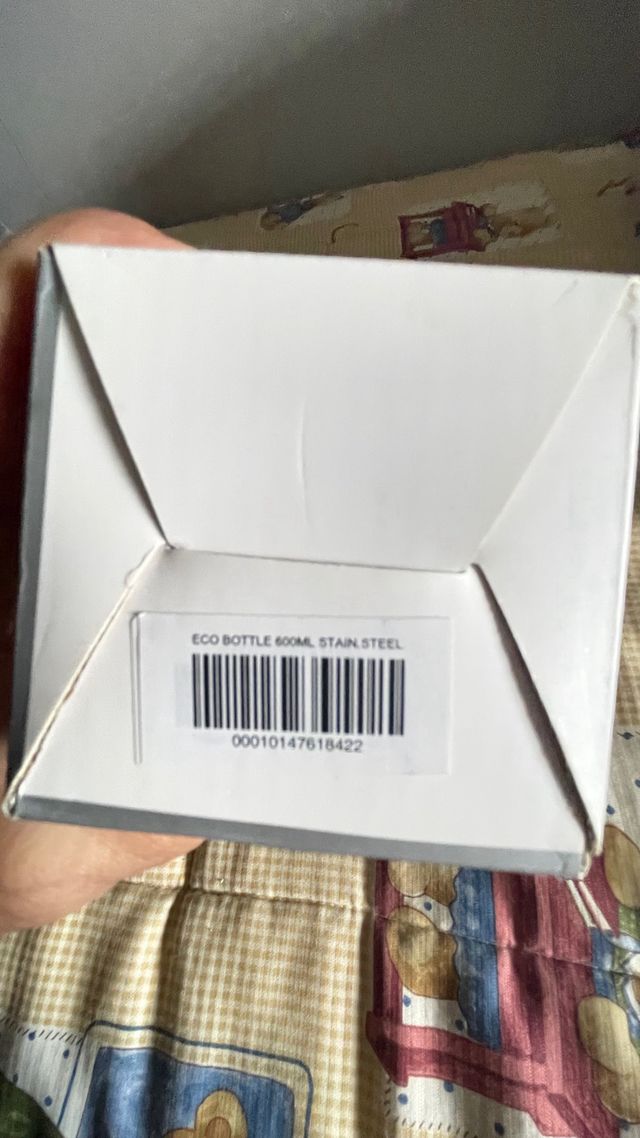 Botella Termo Tupperware Metal Plateada