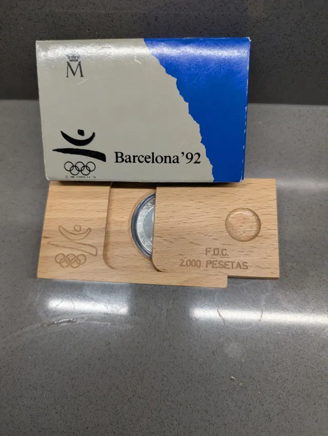 2000 Pesetas Plata Olimpiada Barcelona 1992