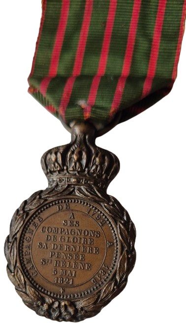 Medalla Napoleón Santa Elena Bronce