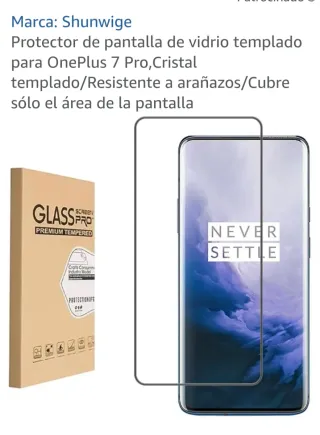Protector Pantalla Cristal Templado OnePlus 7 Pro