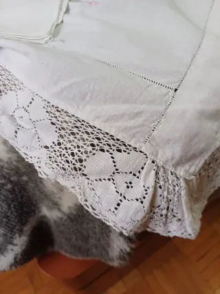 Sabana Ganchillo Hecho a Mano