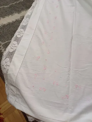 Sabana Ganchillo Hecho a Mano