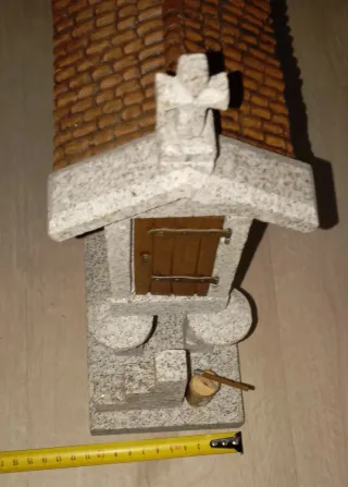 Navidad: Hórreo de granito miniatura