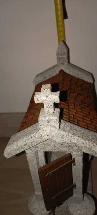 Navidad: Hórreo de granito miniatura