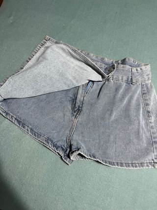 Falda pantalón vaquera