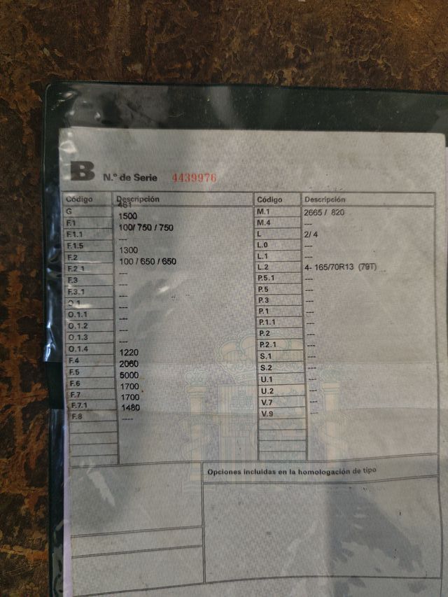 Remolque portacoches 1500kg