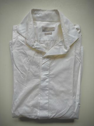 Camisa de vestir Zara Slim Fit Blanca