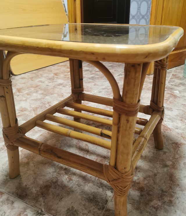 Set de muebles de bambú