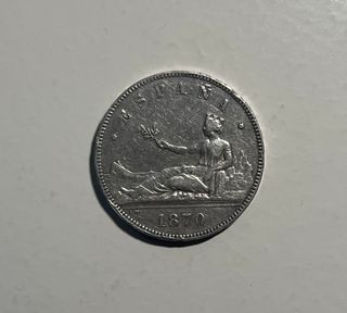 Conjunto 4 monedas 1870