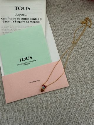 Gargantilla Tous Corazón y Gema Oro