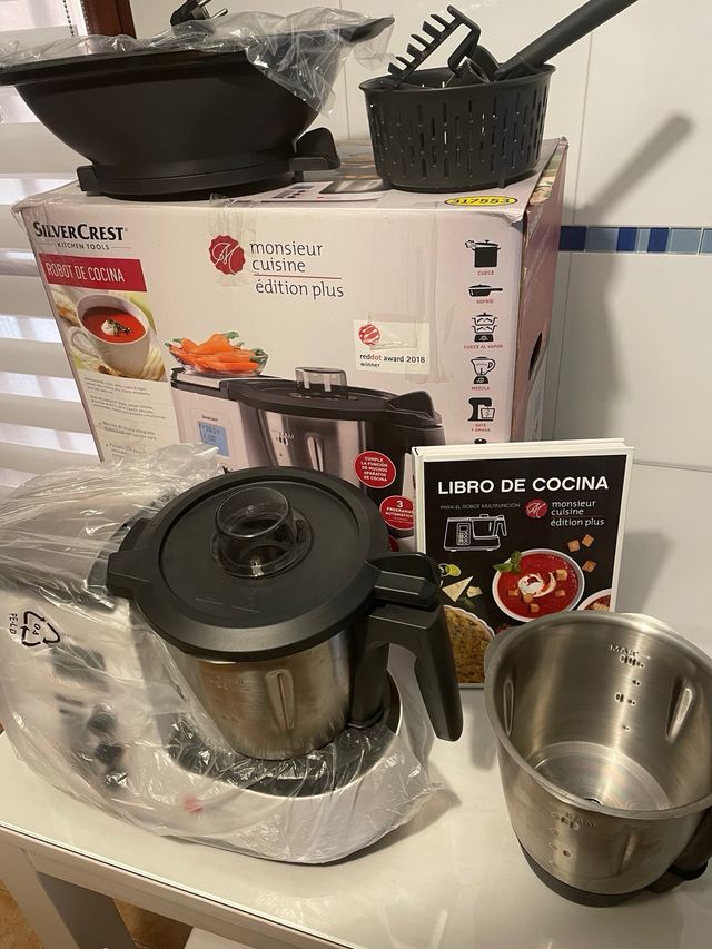 Robot Cocina Silvercrest Monsieur Cuisine + 2 Jarr