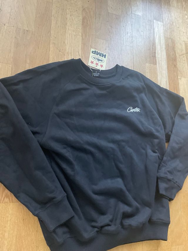 Sudadera Corteiz Negra Talla S