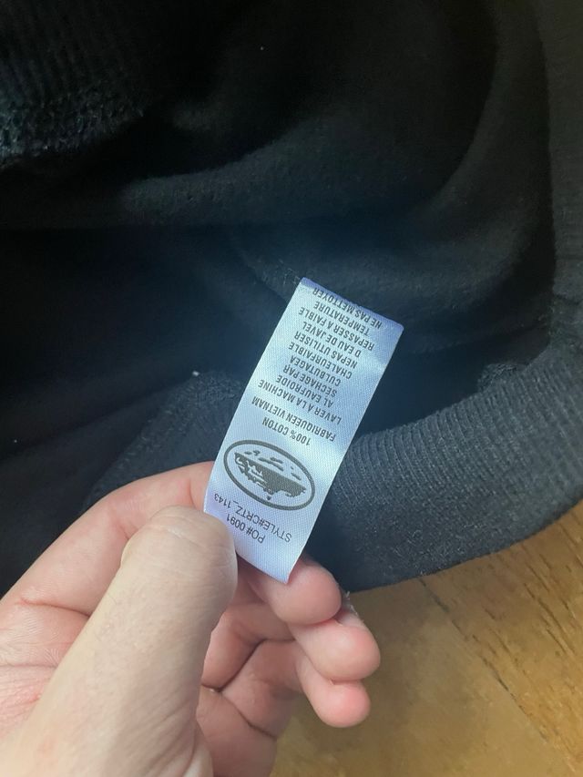 Sudadera Corteiz Negra Talla S