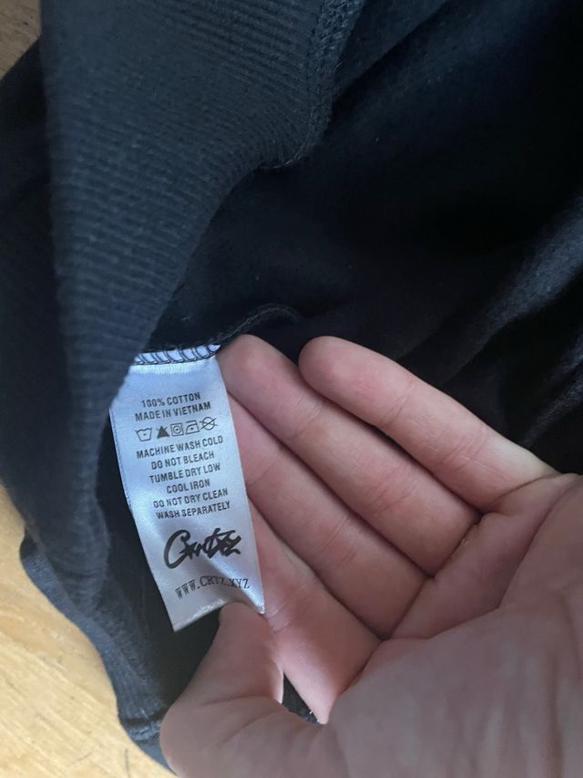 Sudadera Corteiz Negra Talla S