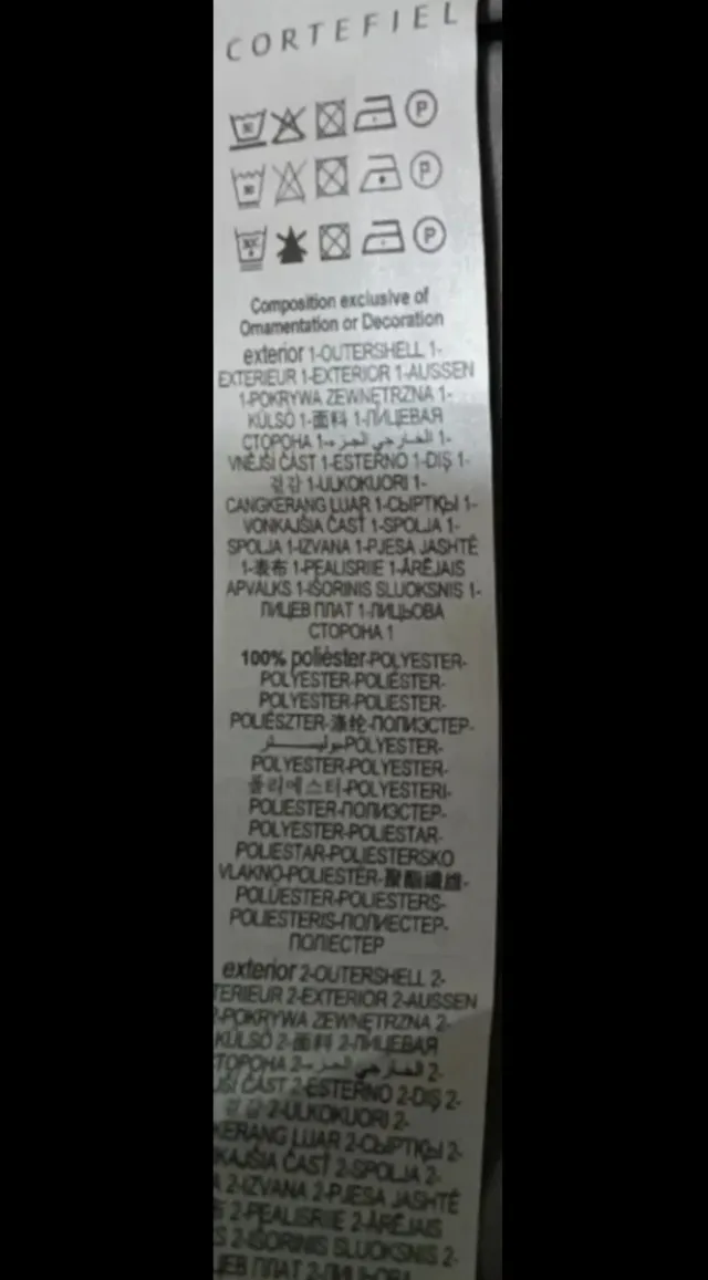 Jersey combinado de Cortefiel Rojo Talla M