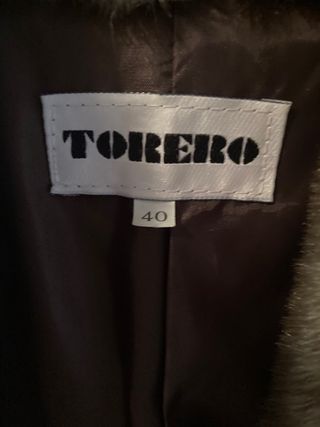 Gabardina marrón con forro de pelo