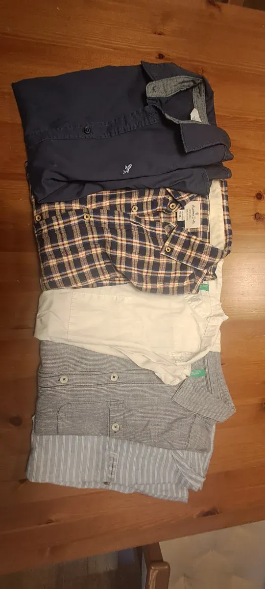 Lote 5 Camisas Niño 11-12 Años